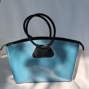 Beijo Sky Blue and Black Tote Bag Size 11+12+2